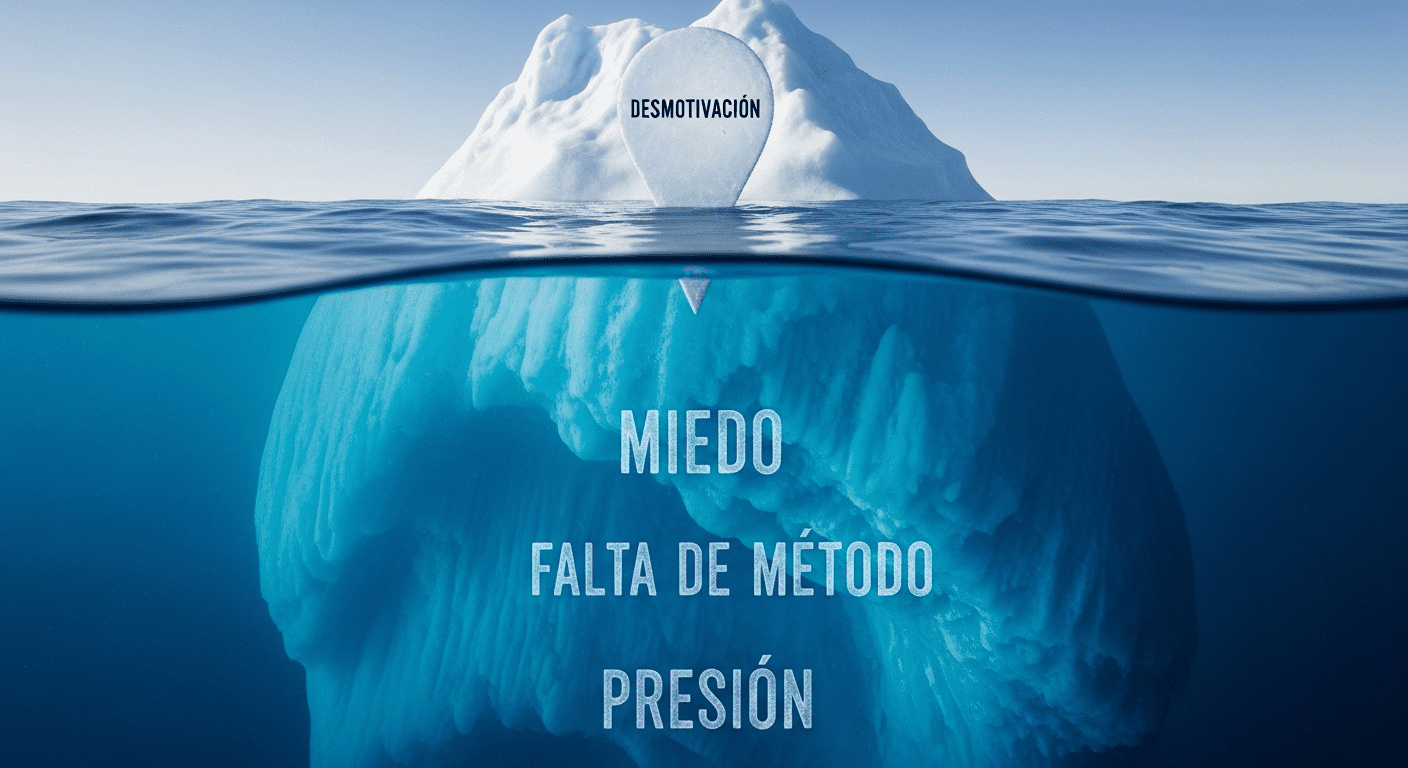 hijo desmotivado